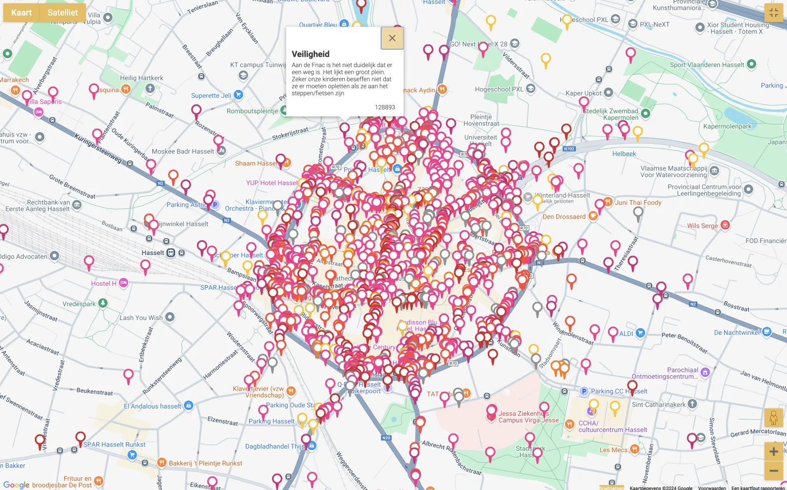 map reporting_Hasselt